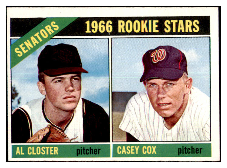 1966 Topps Baseball #549 Casey Cox Senators NR-MT 439914