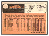 1966 Topps Baseball #523 Bob Sadowski Red Sox NR-MT 439941