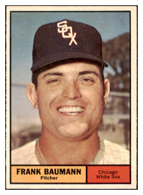 1961 Topps Baseball #550 Frank Baumann White Sox NR-MT 439956