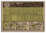 1961 Topps Baseball #549 Hal Smith Cardinals NR-MT 439957