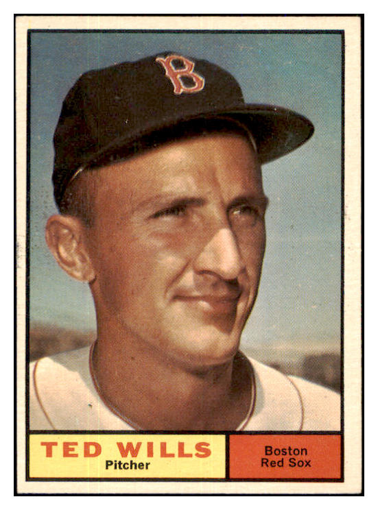 1961 Topps Baseball #548 Ted Wills Red Sox NR-MT 439958