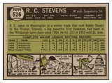 1961 Topps Baseball #526 R.C. Stevens Senators NR-MT 439963