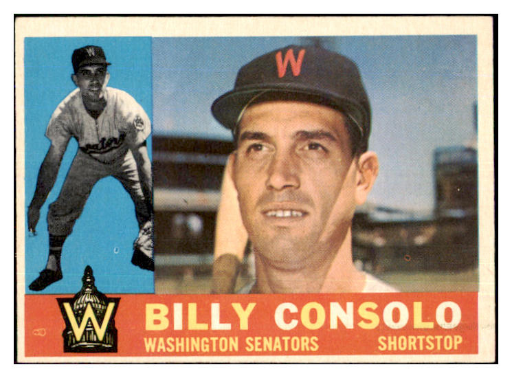 1960 Topps Baseball #508 Billy Consolo Senators EX-MT 439984