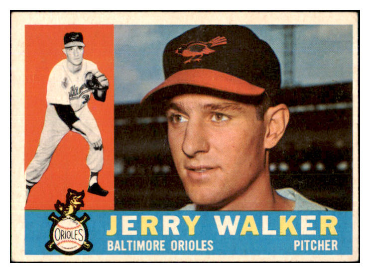 1960 Topps Baseball #540 Jerry Walker Orioles EX 439988