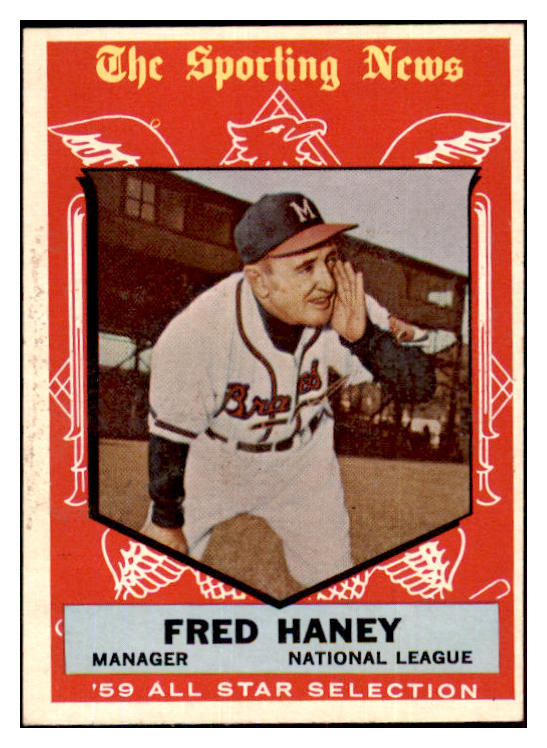 1959 Topps Baseball #551 Fred Haney A.S. Braves EX-MT 440003