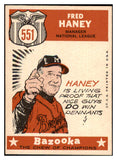 1959 Topps Baseball #551 Fred Haney A.S. Braves EX-MT 440003