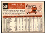 1959 Topps Baseball #538 Chick King Cubs EX-MT 440012