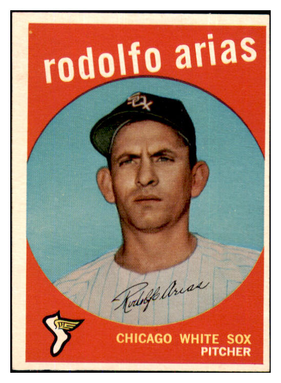 1959 Topps Baseball #537 Rodolfo Arias White Sox EX-MT 440013