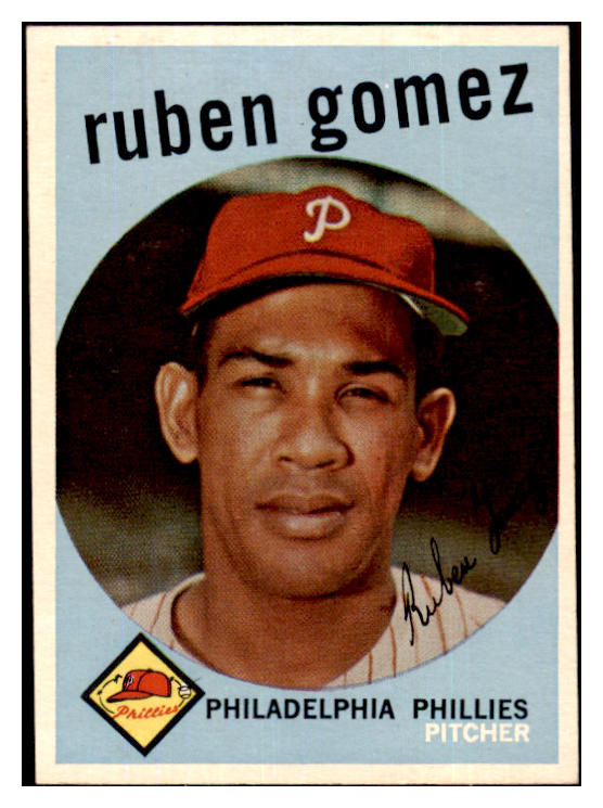 1959 Topps Baseball #535 Ruben Gomez Phillies EX-MT 440015