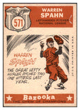 1959 Topps Baseball #571 Warren Spahn A.S. Braves EX-MT/NR-MT 440045