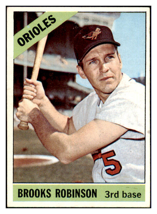 1966 Topps Baseball #390 Brooks Robinson Orioles EX+/EX-MT 440076