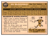 1960 Topps Baseball #247 Gil McDougald Yankees NR-MT 440081