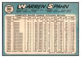 1965 Topps Baseball #205 Warren Spahn Mets NR-MT 440084