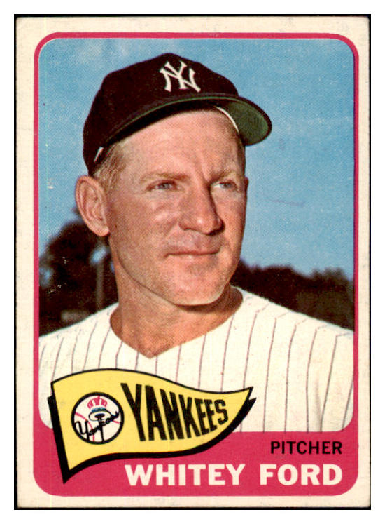 1965 Topps Baseball #330 Whitey Ford Yankees VG-EX 440088