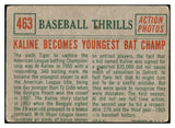 1959 Topps Baseball #463 Al Kaline IA Tigers Good 440101