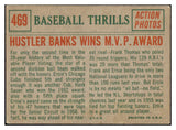 1959 Topps Baseball #469 Ernie Banks IA Cubs VG-EX 440116