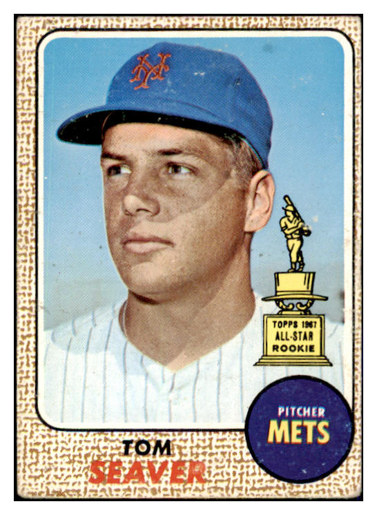 1968 Topps Baseball #045 Tom Seaver Mets VG-EX 440122