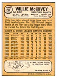 1968 Topps Baseball #290 Willie Mccovey Giants EX-MT 440129