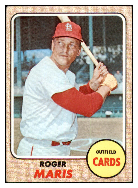 1968 Topps Baseball #330 Roger Maris Cardinals VG-EX 440131