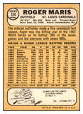 1968 Topps Baseball #330 Roger Maris Cardinals VG-EX 440131