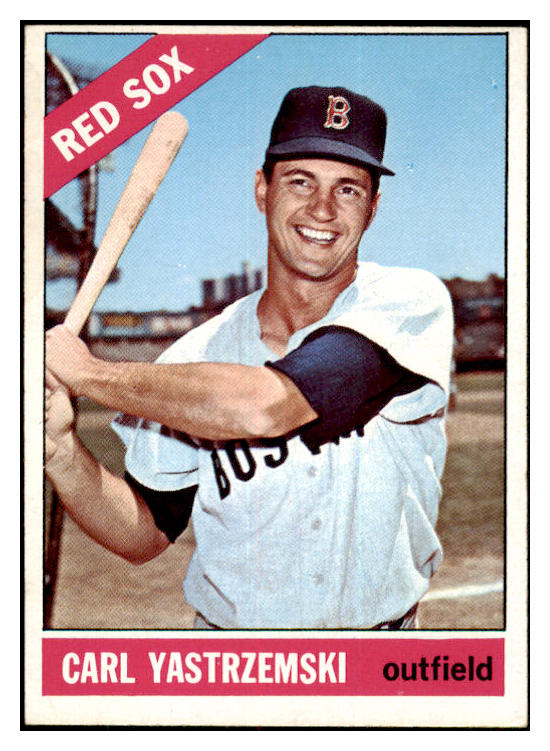 1966 Topps Baseball #070 Carl Yastrzemski Red Sox EX-MT 440151