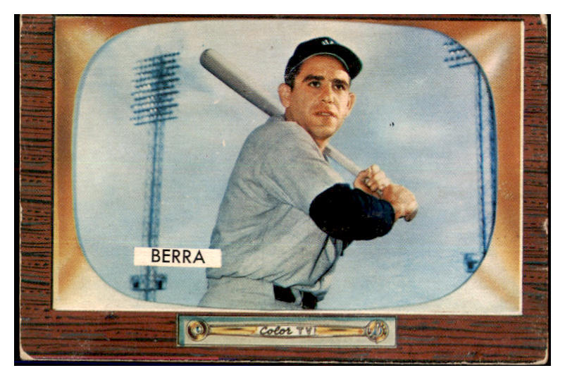1955 Bowman Baseball #168 Yogi Berra Yankees VG-EX 440162