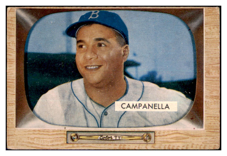 1955 Bowman Baseball #022 Roy Campanella Dodgers VG 440164