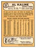 1968 Topps Baseball #240 Al Kaline Tigers NR-MT 440245