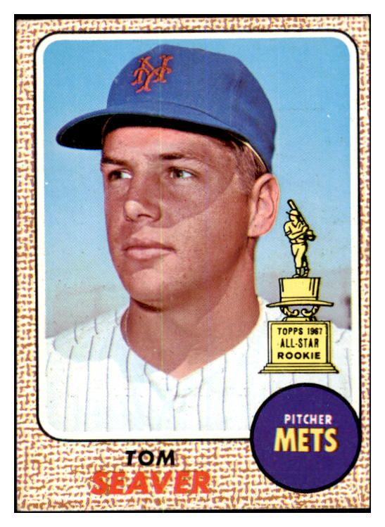 1968 Topps Baseball #045 Tom Seaver Mets EX-MT 440252