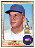 1968 Topps Baseball #045 Tom Seaver Mets EX-MT 440252
