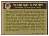 1961 Topps Baseball #589 Warren Spahn A.S. Braves EX-MT 440257