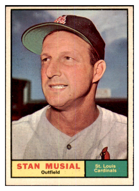 1961 Topps Baseball #290 Stan Musial Cardinals EX-MT 440260