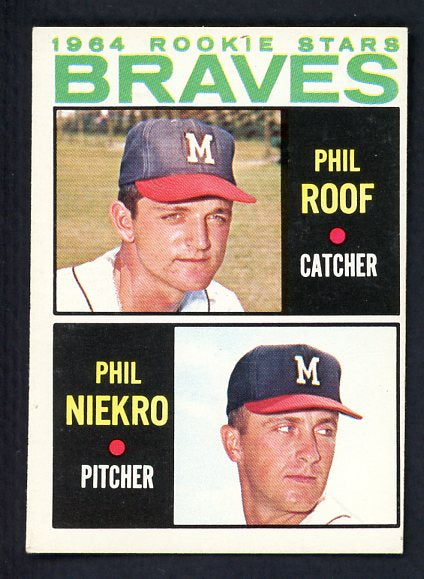 1964 Topps Baseball #541 Phil Niekro Braves EX-MT oc 440335