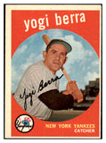 1959 Topps Baseball #180 Yogi Berra Yankees EX-MT 440367