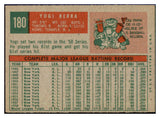 1959 Topps Baseball #180 Yogi Berra Yankees EX-MT 440367