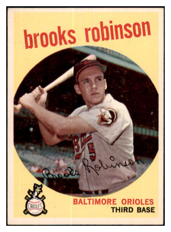 1959 Topps Baseball #439 Brooks Robinson Orioles EX-MT 440369