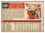 1959 Topps Baseball #439 Brooks Robinson Orioles EX-MT 440369