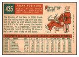 1959 Topps Baseball #435 Frank Robinson Reds EX-MT/NR-MT 440370