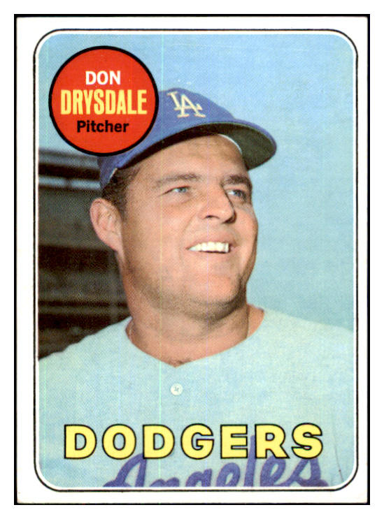 1969 Topps Baseball #400 Don Drysdale Dodgers NR-MT 440396