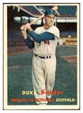 1957 Topps Baseball #170 Duke Snider Dodgers VG-EX 440437