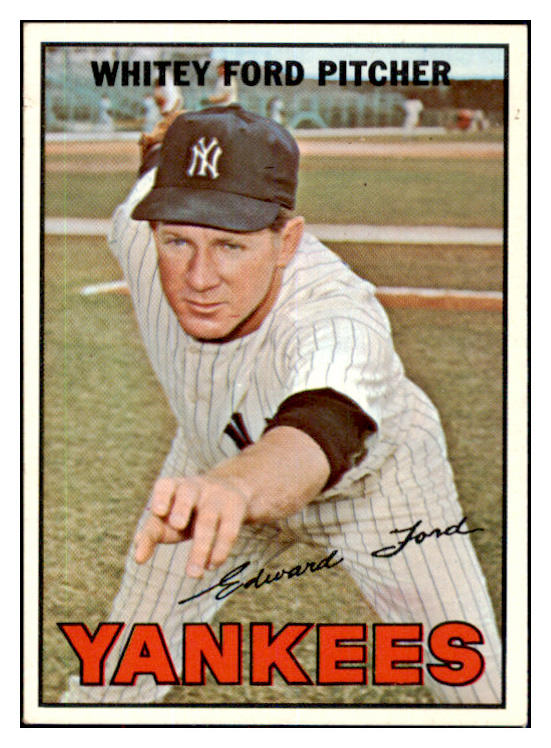1967 Topps Baseball #005 Whitey Ford Yankees NR-MT 440448