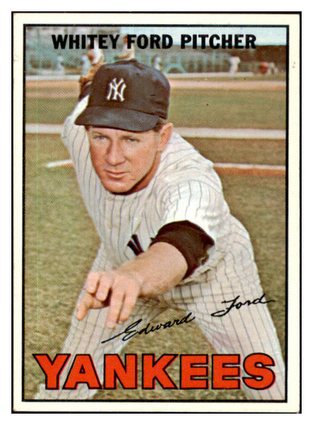 1967 Topps Baseball #005 Whitey Ford Yankees NR-MT 440448