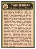1967 Topps Baseball #334 Harmon Killebrew Bob Allison NR-MT 440453