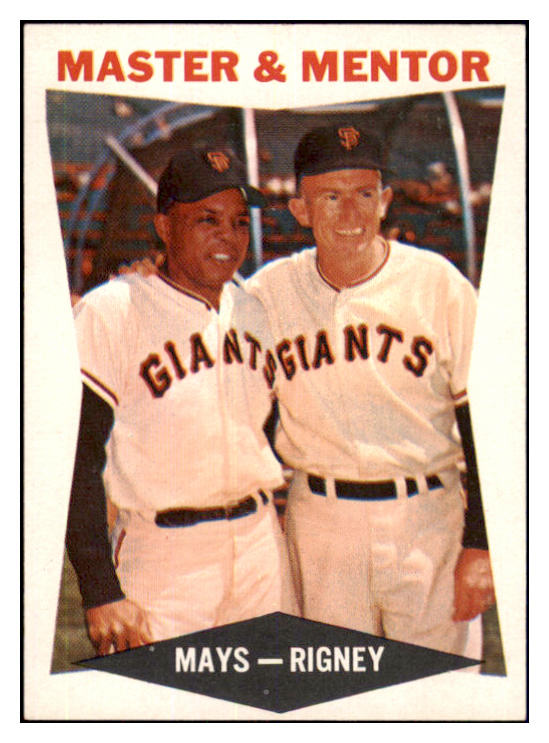 1960 Topps Baseball #007 Willie Mays Bill Rigney EX-MT/NR-MT 440462