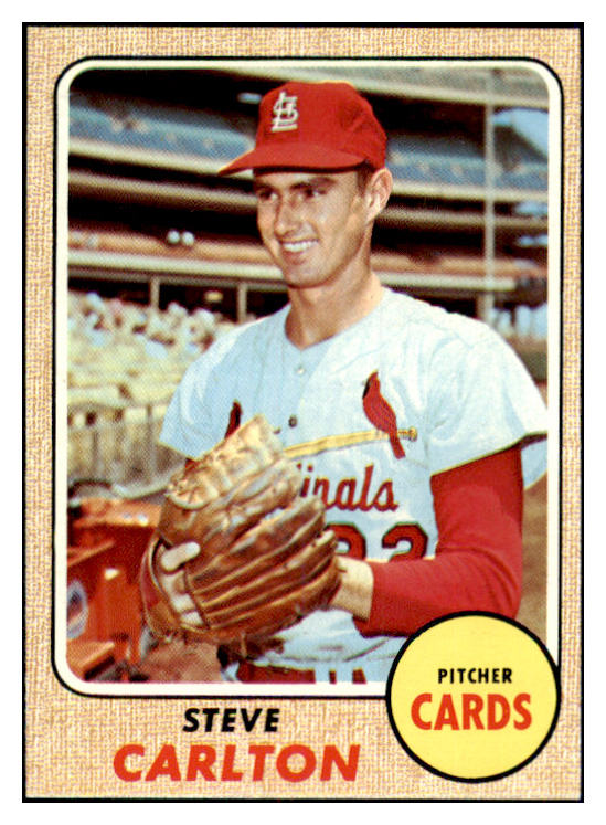 1968 Topps Baseball #408 Steve Carlton Cardinals NR-MT 440501
