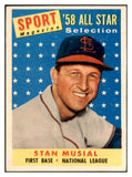 1958 Topps Baseball #476 Stan Musial A.S. Cardinals EX-MT 440550