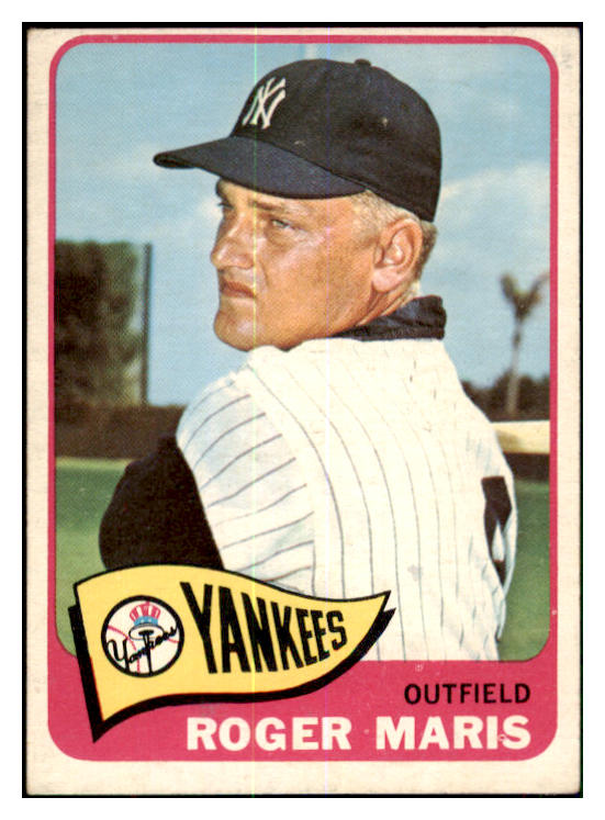 1965 Topps Baseball #155 Roger Maris Yankees VG-EX 440560