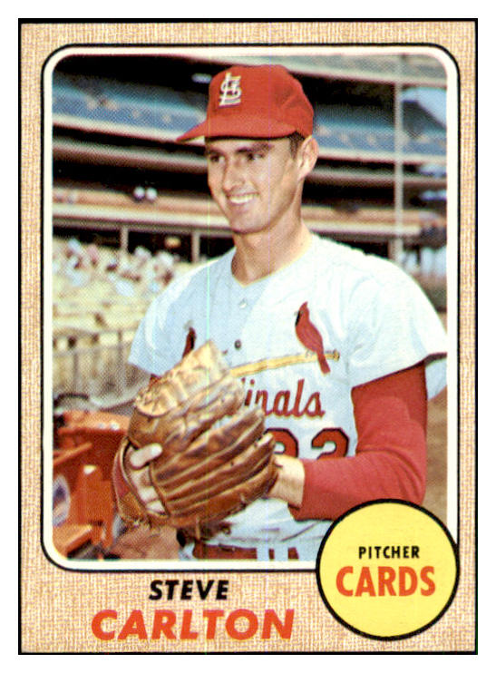 1968 Topps Baseball #408 Steve Carlton Cardinals EX-MT/NR-MT 440576