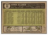 1961 Topps Baseball #080 Harmon Killebrew Twins VG-EX 440588