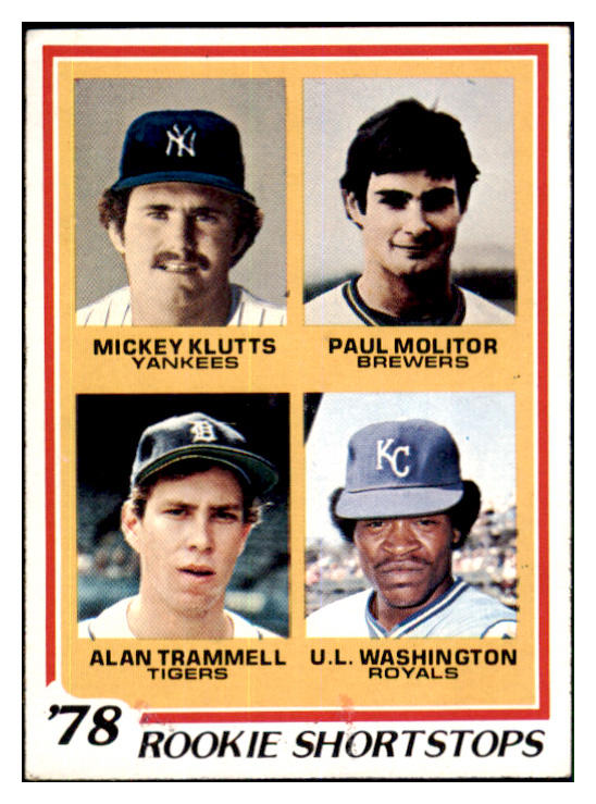 1978 Topps Baseball #707 Paul Molitor Brewers VG-EX 440592